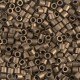 Miyuki delica beads 8/0 - Matted metallic gold DBL-322